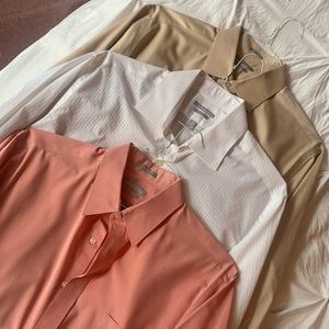 Set of 3 Van Heusen dress shirts 16 1/2 34/35